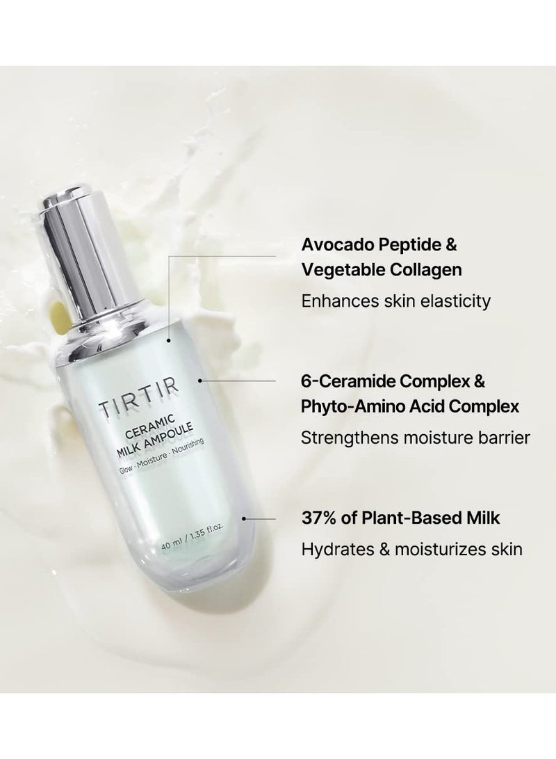 TIRTIR Ceramic Milk Ampoule (1.35 Fl Oz) 40ml