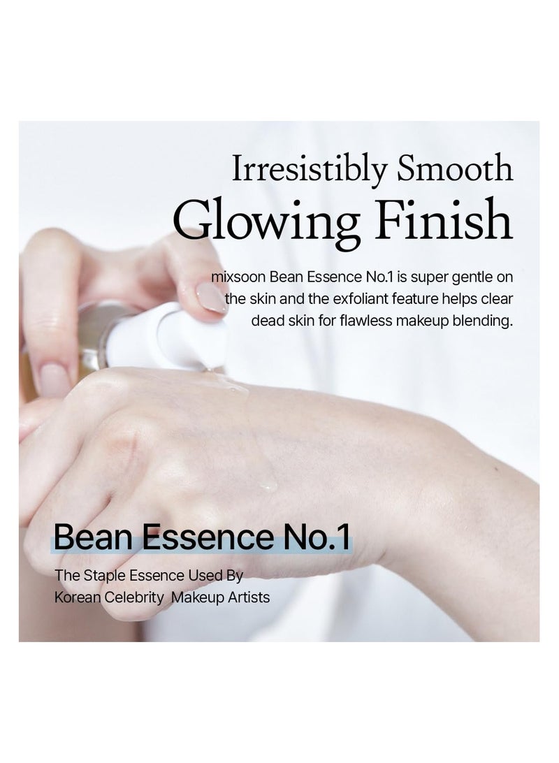 mixsoon Bean Essence,Vegansnail,Exfoliating Essence for face, Hydrating Korean Skin Care,Glassskin 1.69 fl.oz/50ml
