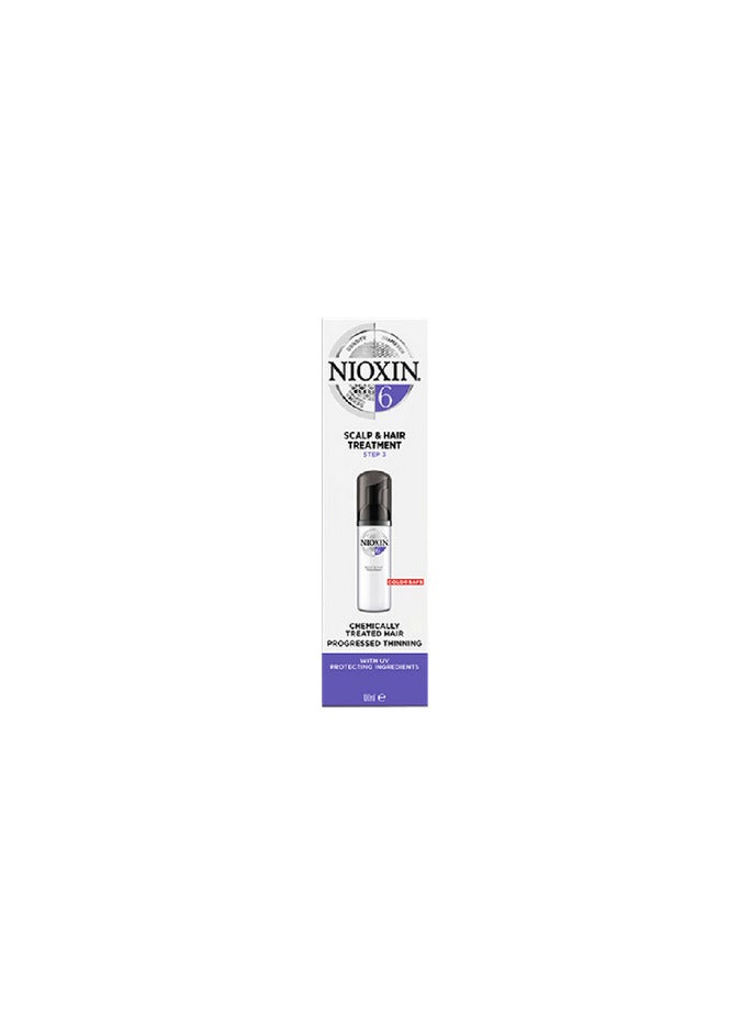 Nioxin System 6 Scalp & Hair Treatment for Chemically Treated Hair 100ml