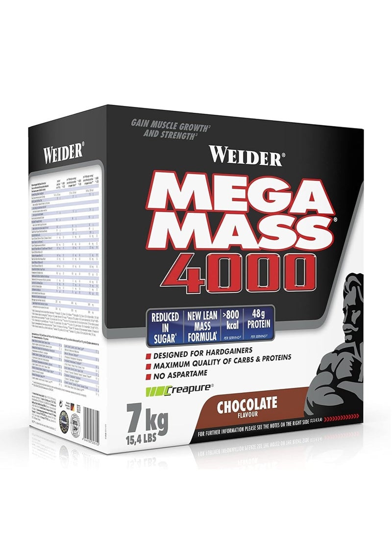 Weider Mega Mass 4000 Chocolate Flavor 7kg