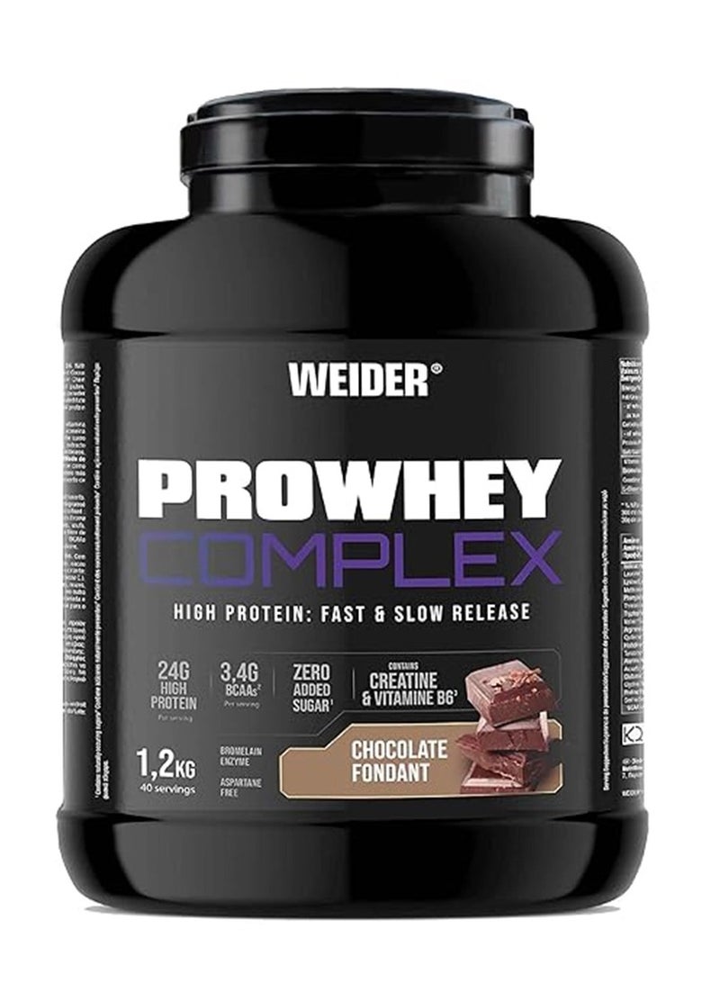 Weider PROWHEY COMPLEX HIGH PROTEIN Chocolate Fondant 1,2KG 40 Servings