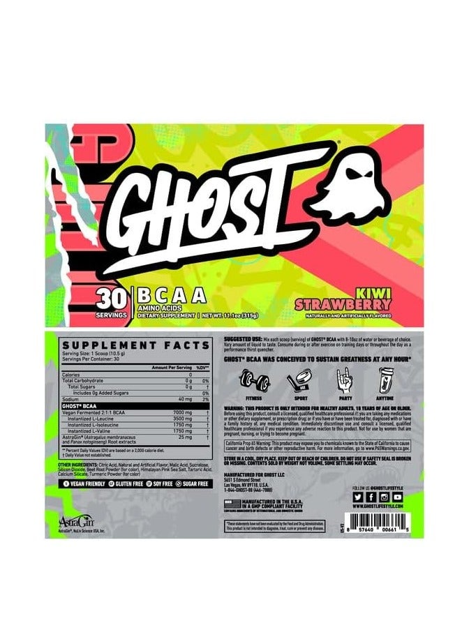 Ghost BCAA Amino Acids Kiwi Strawberry Flavor, 315g