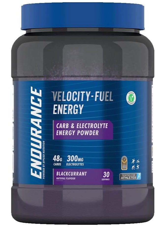 Endurance Velocity Fuel Recovery Post Exercise Recovery, Black Currant Flavor, 1.5 Kg