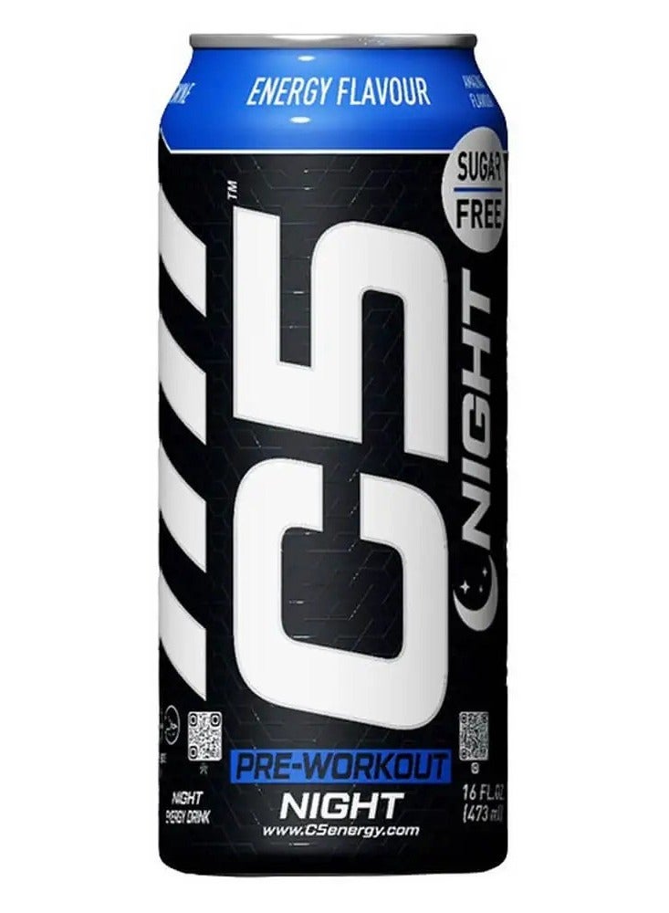 C5 NIGHT Zero Sugar Energy Flavor 473ml  Pack of 12