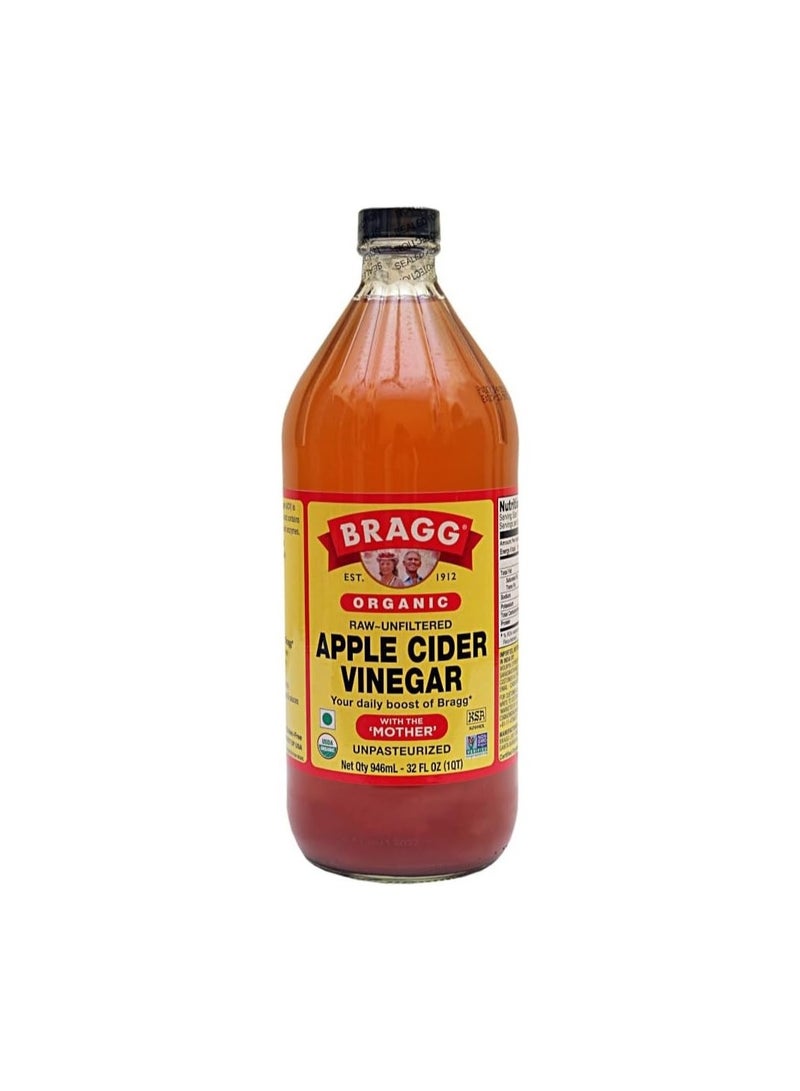 Raw Organic Unfiltered Apple Cider Vinegar 32oz