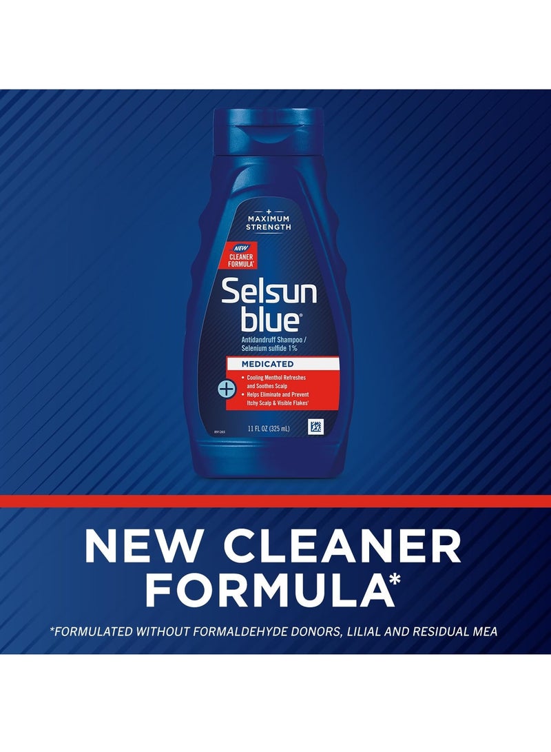 Selsun Blue Medicated Maximum Strength Dandruff Shampoo