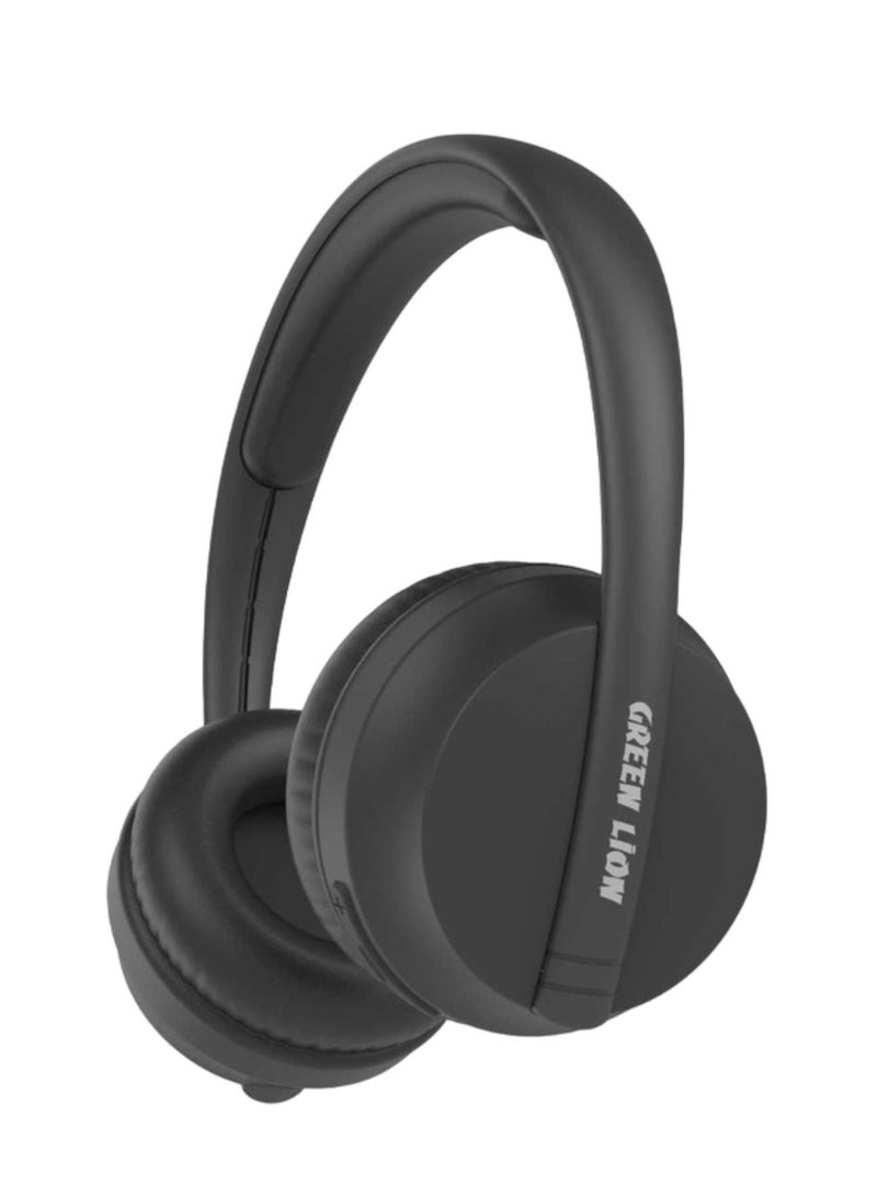 Stamford Wireless Bluetooth Headphone, AUX|Microphone & BT-5.3|Active Noise Cancellation| 20Hrs Play Time|- Black