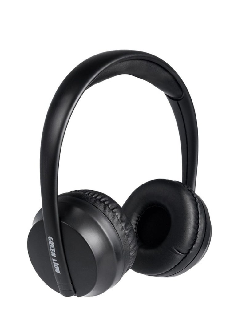 Stamford Wireless Bluetooth Headphone, AUX|Microphone & BT-5.3|Active Noise Cancellation| 20Hrs Play Time|- Black