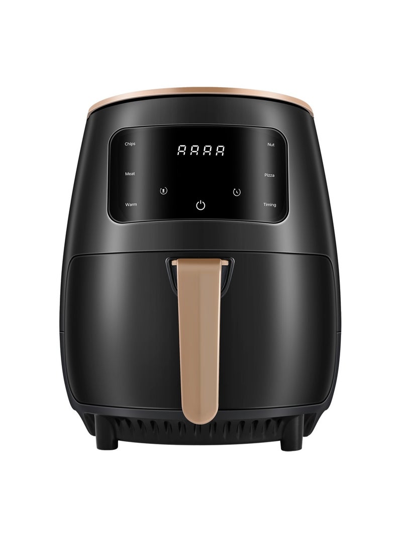 Air Fryer Smart Touch 6L Large Capacity 6 Presets, One-touch Panel, 360° Turbo Airflow Tech, LED Touch Display Countertop Healthy Oil Free Nonstick & Dishwasher-Safe Basket Air Fryer