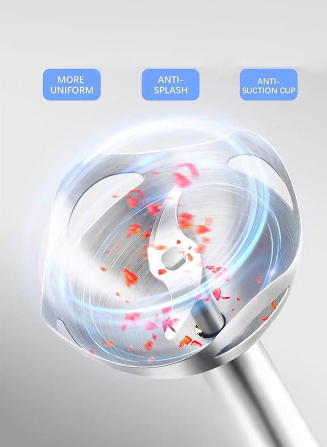 Hand Blender Mixer 800W 2 Speed Control Stainless Steel Rod & Blade Overheat Protection Efficient & Durable Handheld Blender for Smoothies, Soups, Sauces