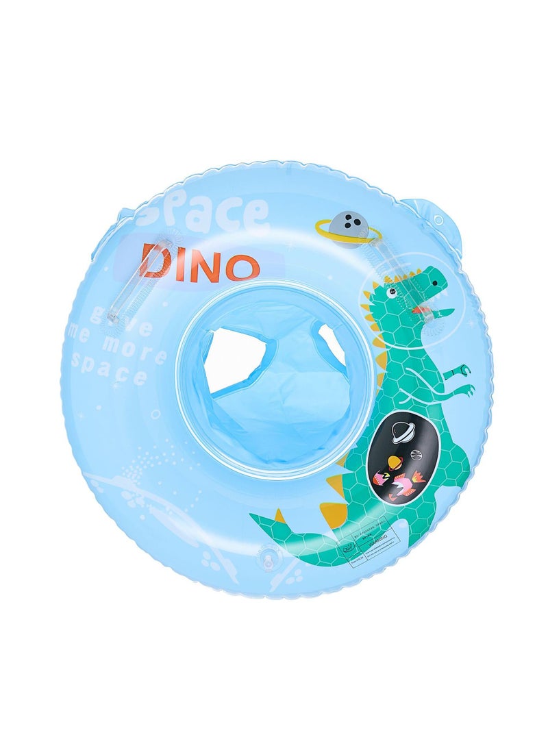 Baby Swimming Float Ring with Seat, Inflatable Children Waist Float Ring, Baby Free Swimming Ring, Safe and Durable, Pool Tool for The Age of 1-5 Years Kids,Blue-G