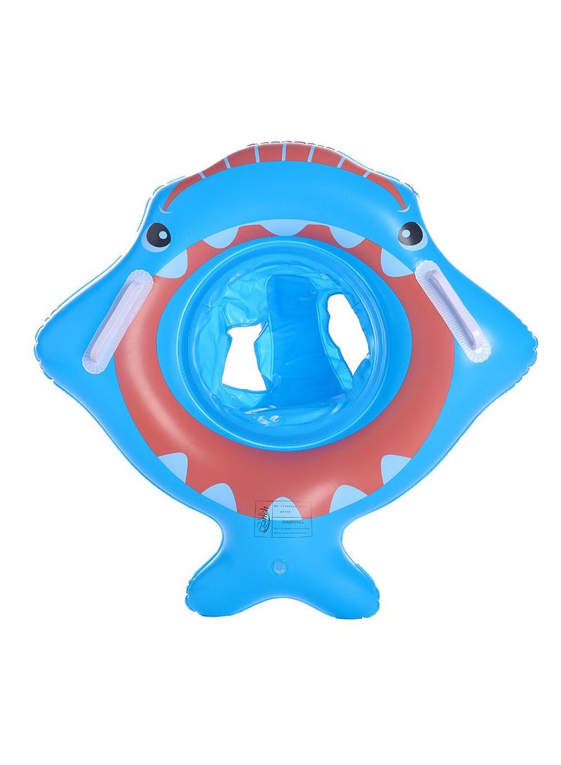 Baby Swimming Float Ring with Seat, Inflatable Children Waist Float Ring, Baby Free Swimming Ring, Safe and Durable, Pool Tool for The Age of 1-5 Years Kids,Blue-C