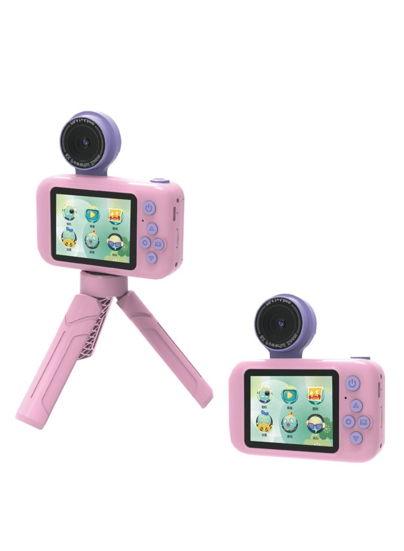 Lifestyle Kids Flip Digital Camera with Tripod Stand, Type-C Charging Port, 2.4