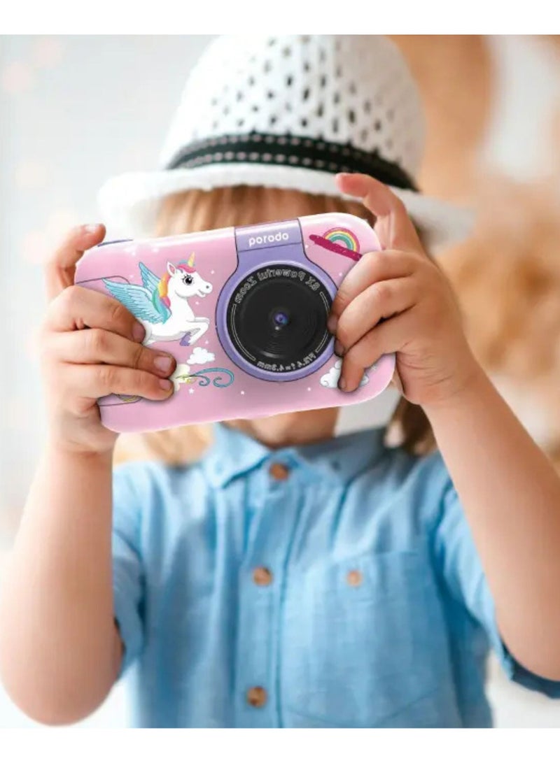 Lifestyle Kids Flip Digital Camera with Tripod Stand, Type-C Charging Port, 2.4