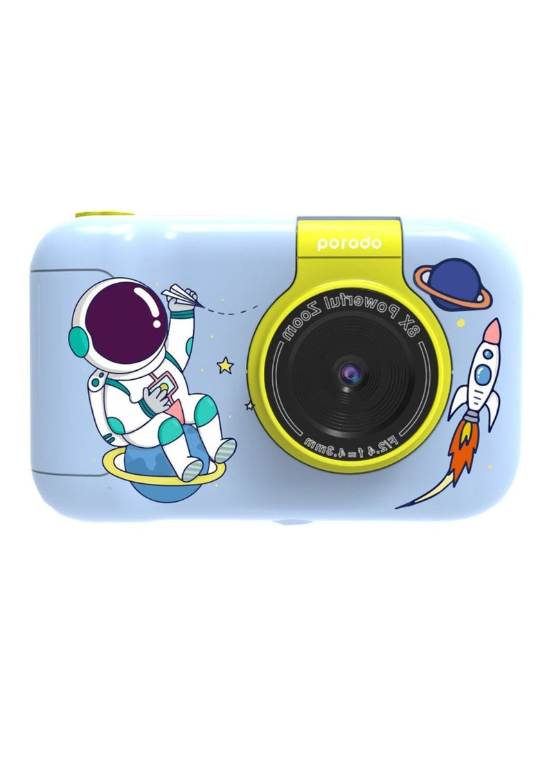 Lifestyle Kids Flip Digital Camera with Tripod Stand, Type-C Charging Port, 2.4
