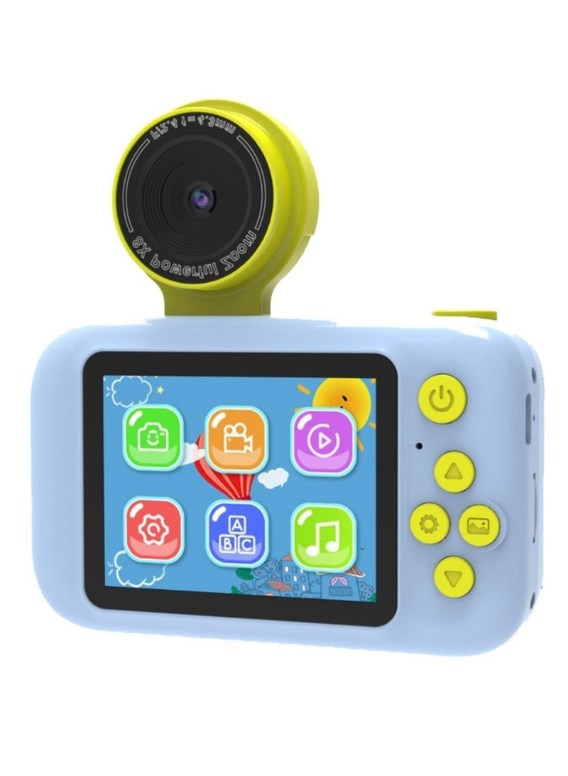 Lifestyle Kids Flip Digital Camera with Tripod Stand, Type-C Charging Port, 2.4