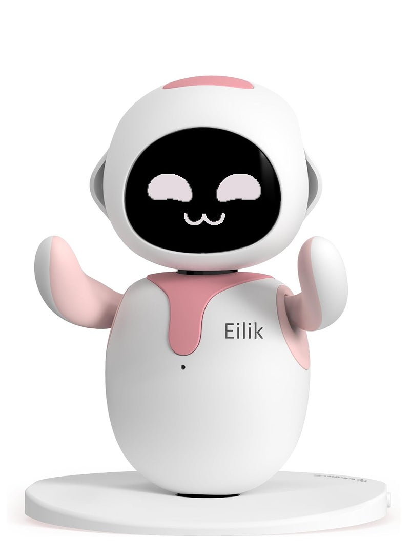 Eilik Pink - Touch Interactive Toys, Cute Robot Pets with Abundant Emotions