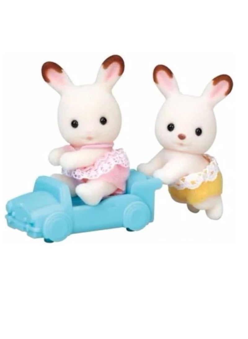 Sylvanian Families Chocolate Rabbit Twins