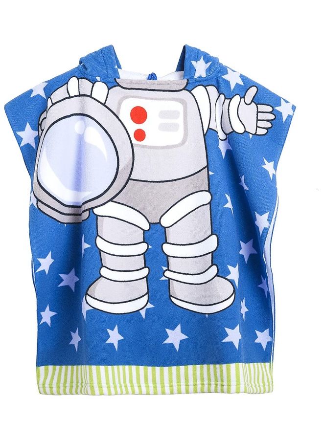 Children's Beach Hooded Bath Towel Multicolour 60X60cm