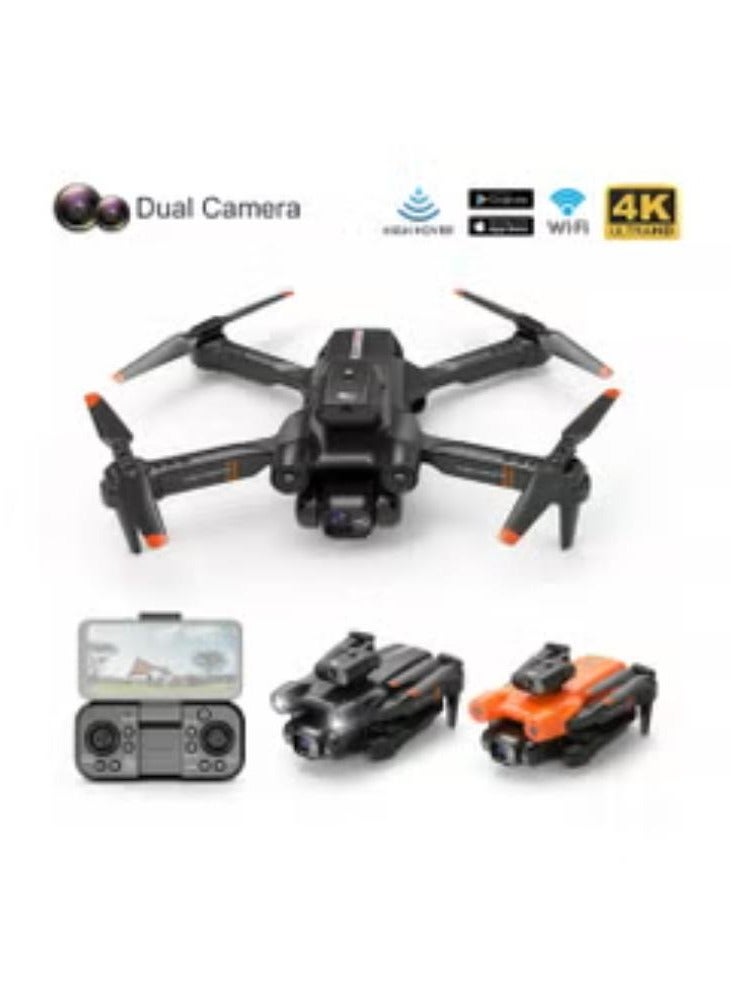 Drones With Camera For Adults 4K Dual Camera RC Quadcopter with Function Obstacle Avoidance Trajectory Flight Gesture Control Storage Bag Package