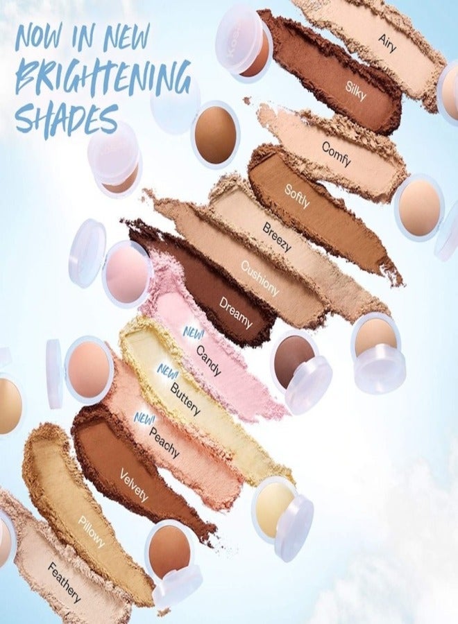 Kosas Cloud Set Baked Setting & Smoothing Talc-Free Vegan Powder,   Softly - Sheer Tan 9.5g - Weightless, Sheer Finish