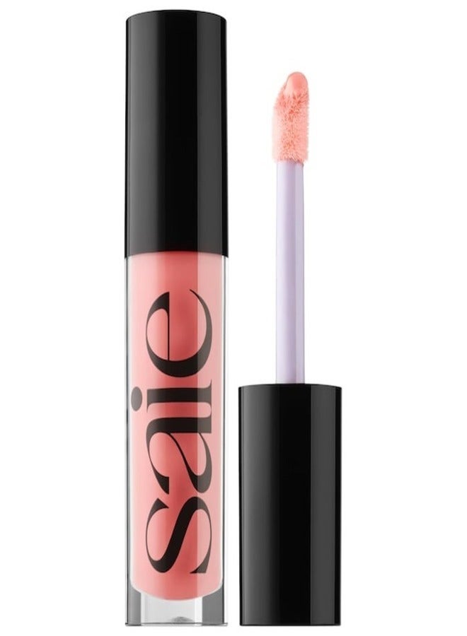 Saie GlossyBounce™ High Shine Lip Gloss - Kiss - transparent, Moisturizing Oil Infused, 5ml