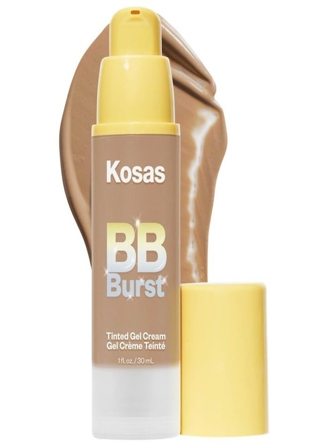 KOSAS BB Burst Tinted Moisturizer Gel Cream with Copper Peptides - Medium Deep Neutral Warm 32 - Medium Deep With Neutral Warm Undertones 30ml