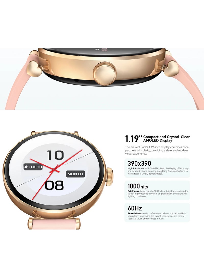 Kieslect Lady Smart Watch Pura with dual strap