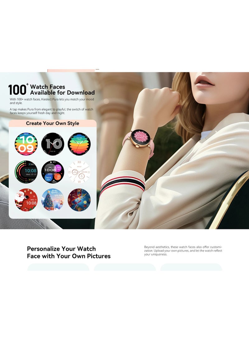 Kieslect Lady Smart Watch Pura with dual strap