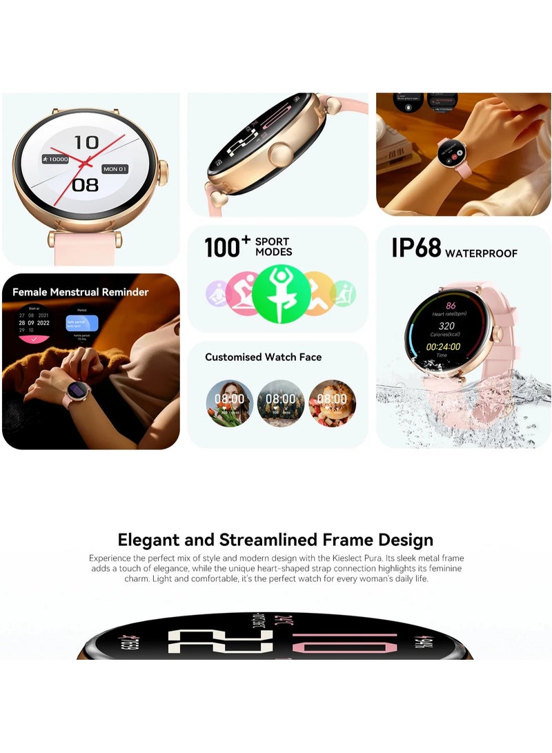 Kieslect Lady Smart Watch Pura with dual strap