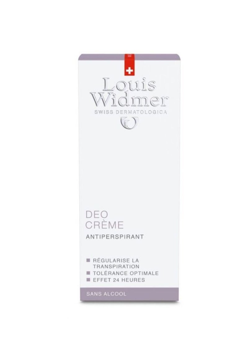 Louis Widmer 24H Antiperspirant Deodorant Cream Stick - alcohol free 40 ml