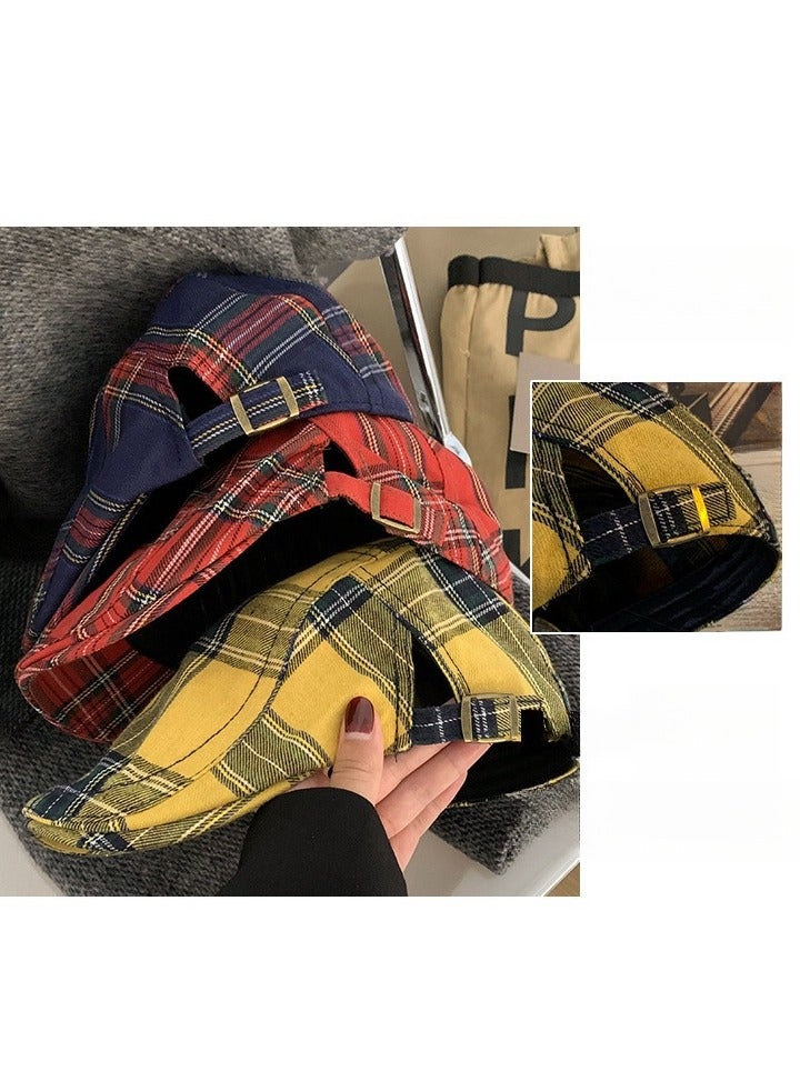 Women's Plaid Forward Hat