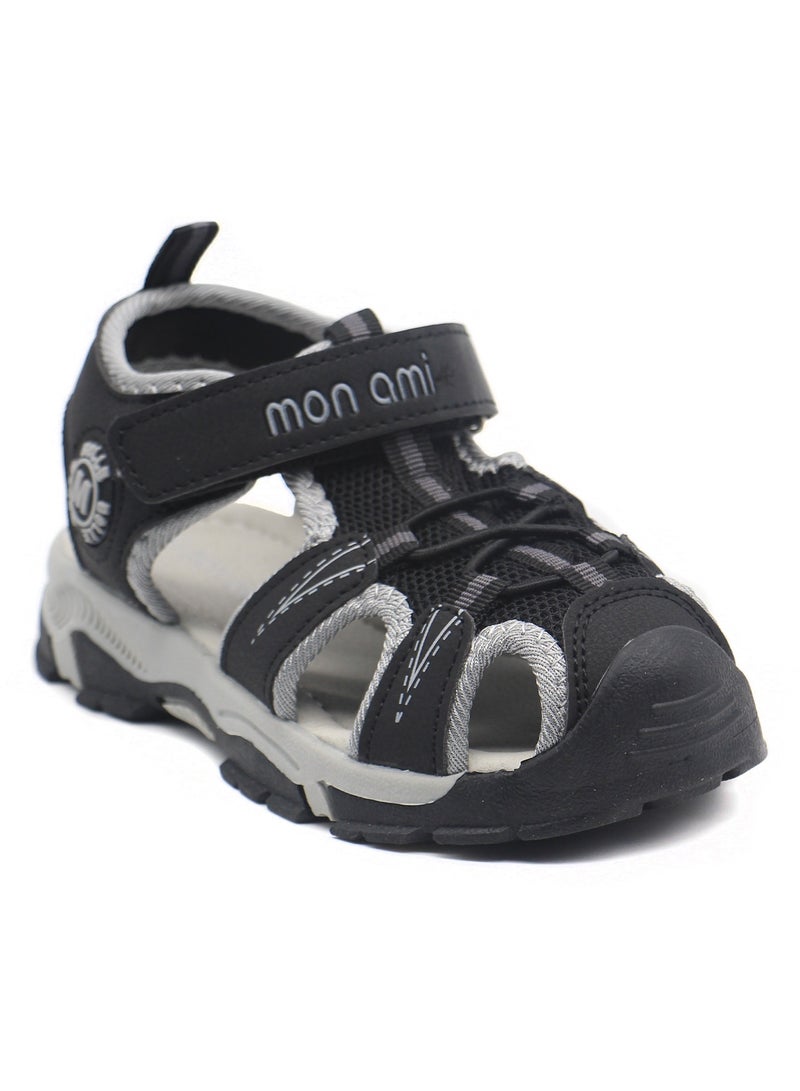 Monami Boys and Kids Sandals | Hook & Loop Closure, Soft Bottom, Children Sports Sandals Unisex - Summer Baby Boy Sandals for Beach, Outdoor & Seaside | Casual Sandals for Toddler Girls, Boys & Kids