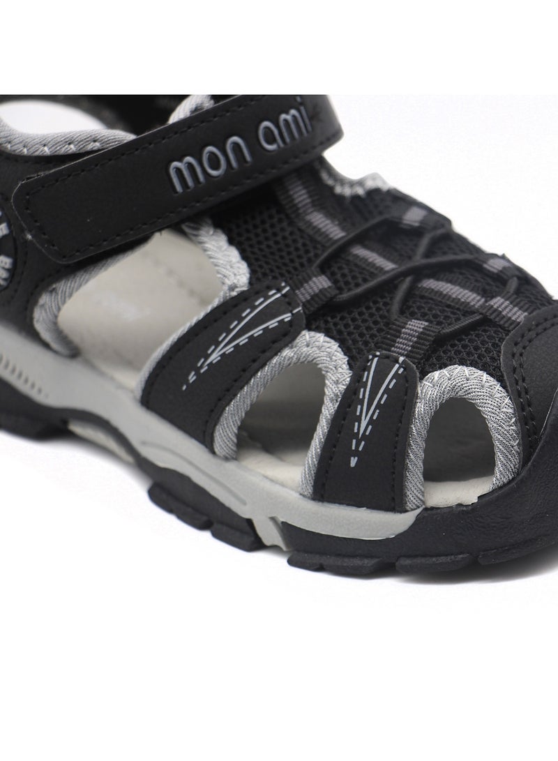 Monami Boys and Kids Sandals | Hook & Loop Closure, Soft Bottom, Children Sports Sandals Unisex - Summer Baby Boy Sandals for Beach, Outdoor & Seaside | Casual Sandals for Toddler Girls, Boys & Kids