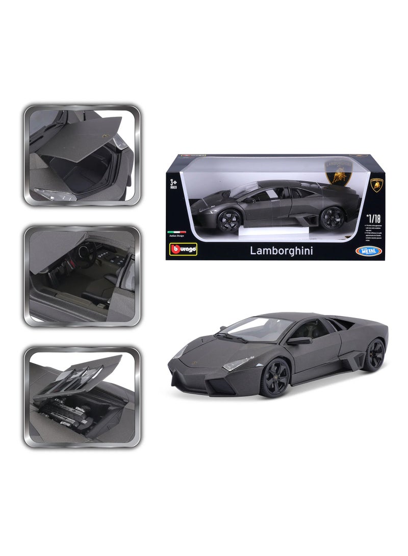 18-11029 - Bburago - 1:18 - Lamborghini Reventon - Metallic Gray