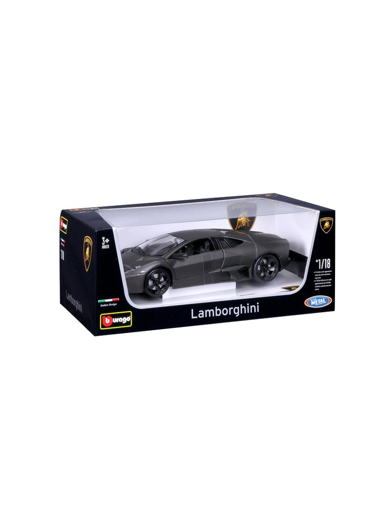 18-11029 - Bburago - 1:18 - Lamborghini Reventon - Metallic Gray