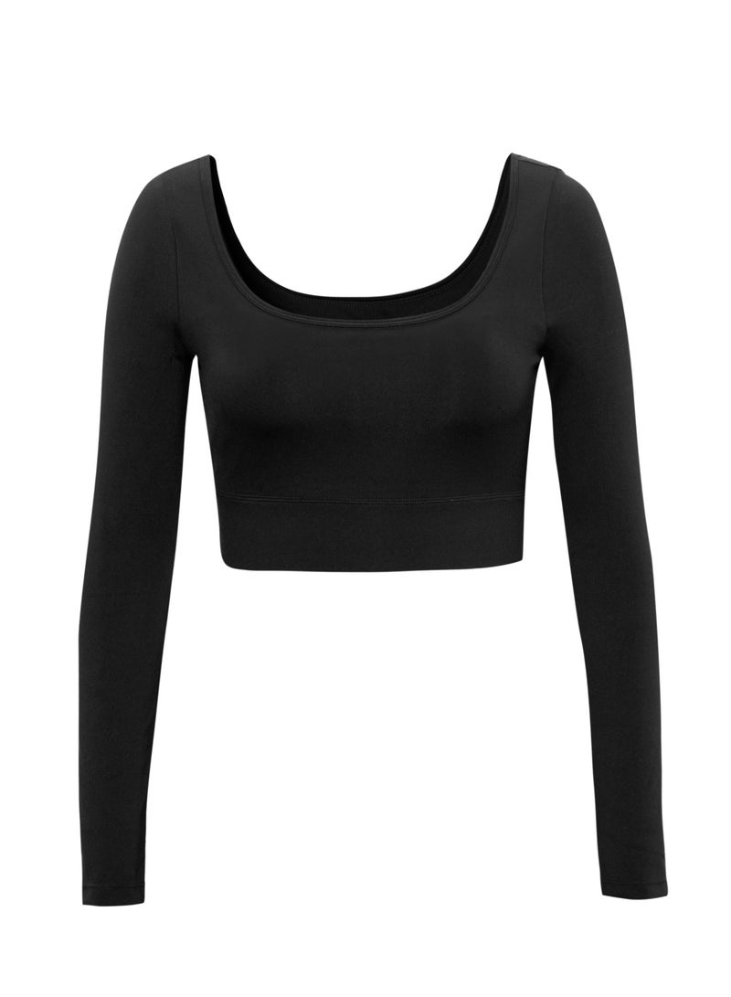 Crop Top-Medium-Impact