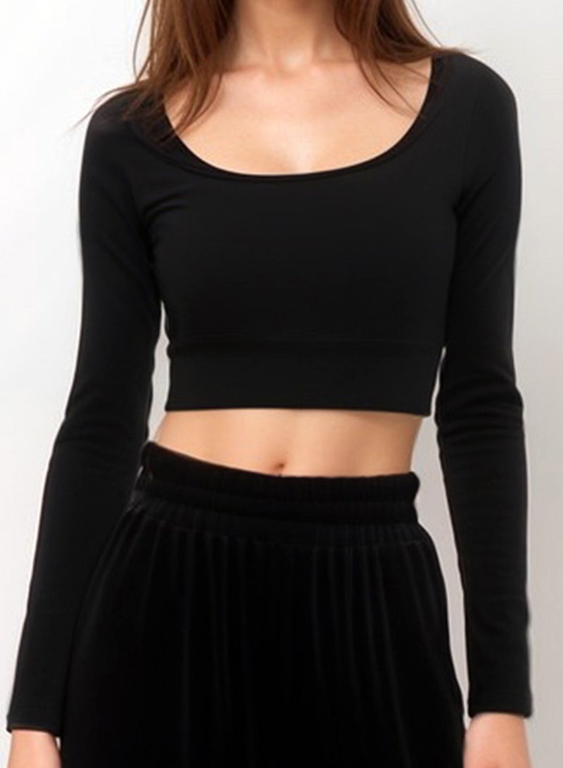 Crop Top-Medium-Impact