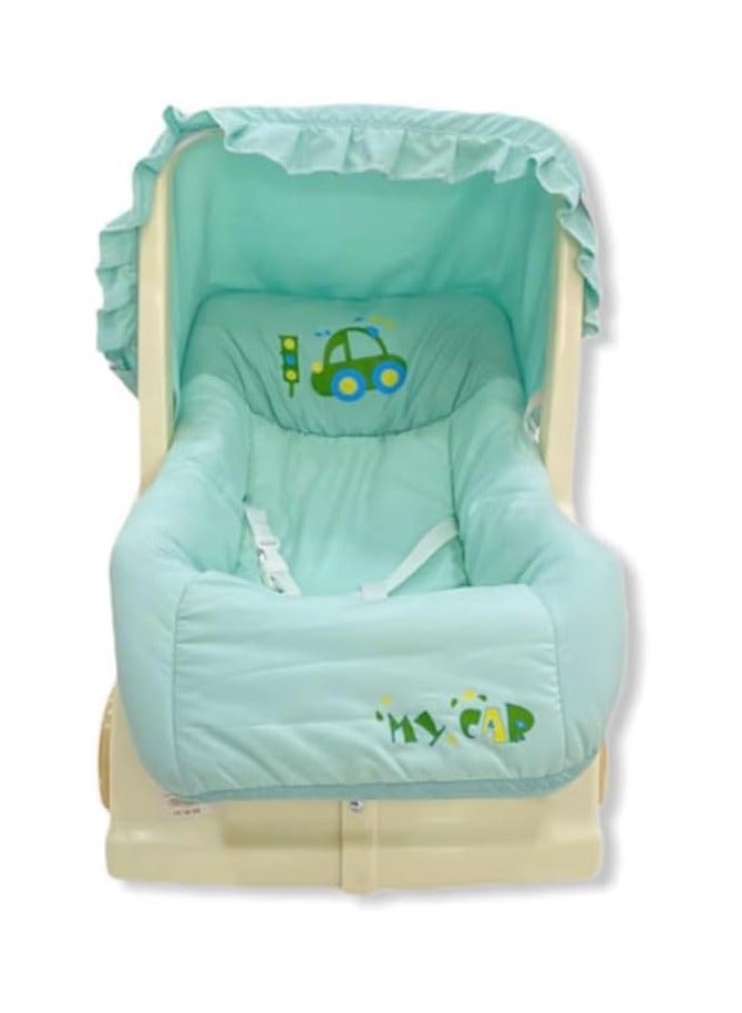 MAMALOVE Baby Carry Cot Swing with Storage Box MP01D (Green)