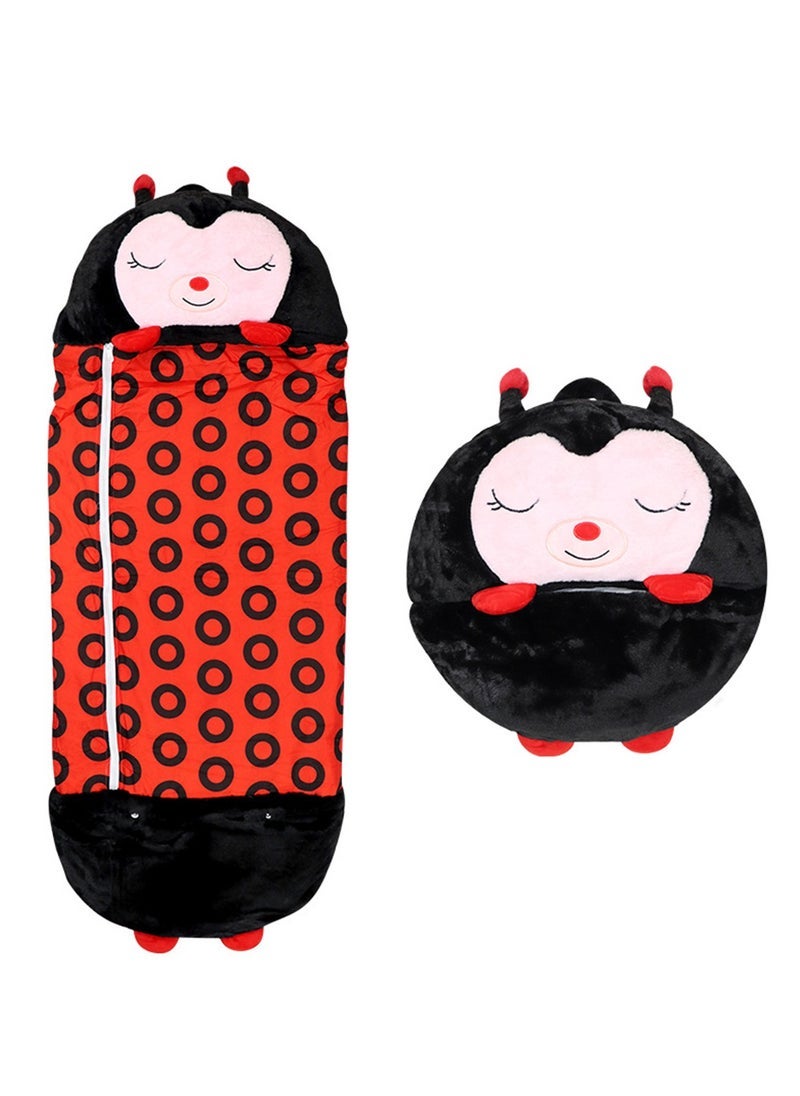 Children's sleeping bag Cartoon animal sleeping bag Children's quilted anti-kick sleeping bag Storage children's sleeping bag