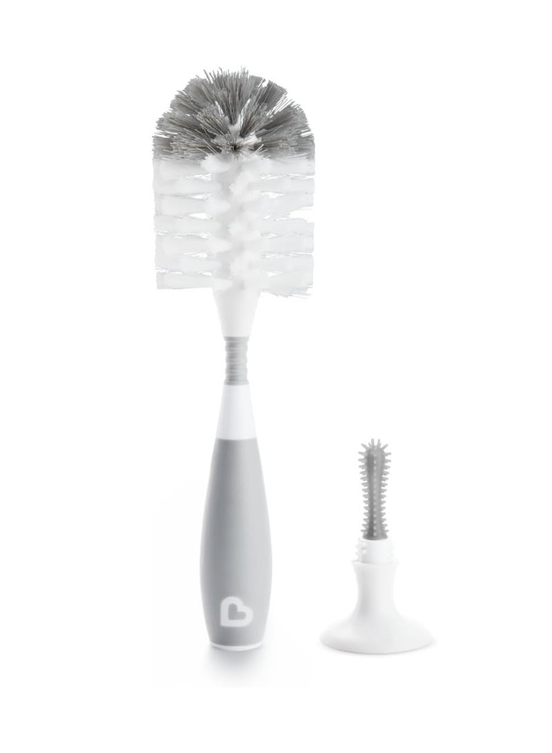 Bristle Bottle Brush, bristle provide cleaner bottler, easy cleaning, with detachable teats cleaning brush, clean bottle for safe feed