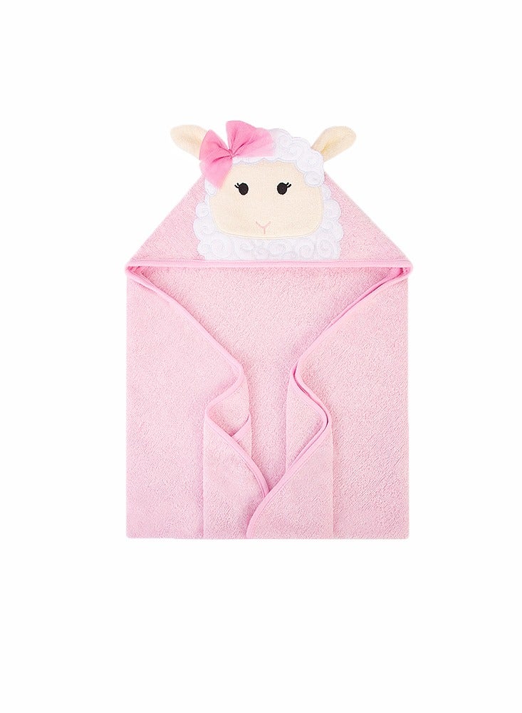 Factory Price Animal Stuffed Newborn Hooded Towel Gift Set - Sheep