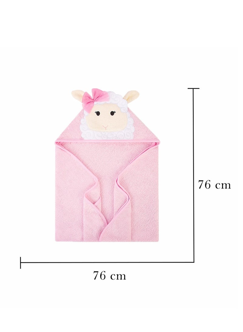 Factory Price Animal Stuffed Newborn Hooded Towel Gift Set - Sheep