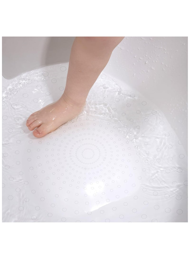 Toddler Bath Tub | Big Bath for bigger kids | Child bathtub seat support | Fits in shower and adult bath (Taupe)