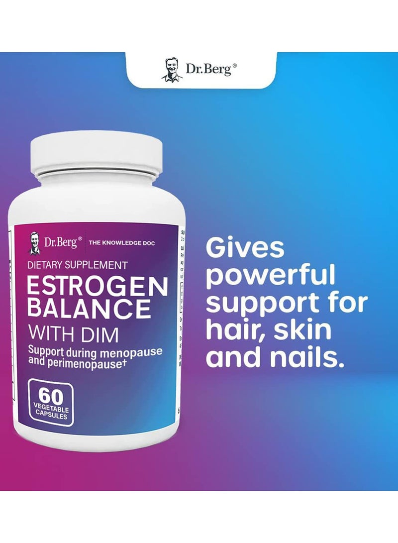 Estrogen Balance With Dim Diindolylmethane Natural Estrogen Supplements Dim Supplement With Bioperine Hormonal Acne Treatment