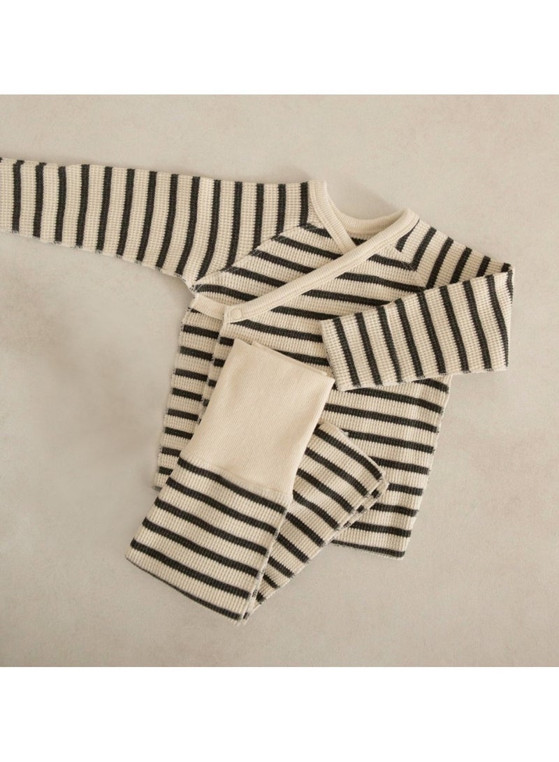 Baby Soft Breathable Cotton Long-Sleeved Two-Piece Suit