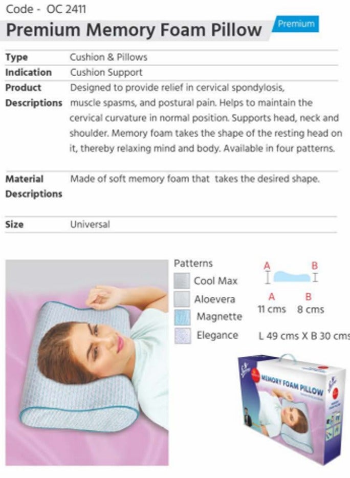 Memory Foam Pillow Premium