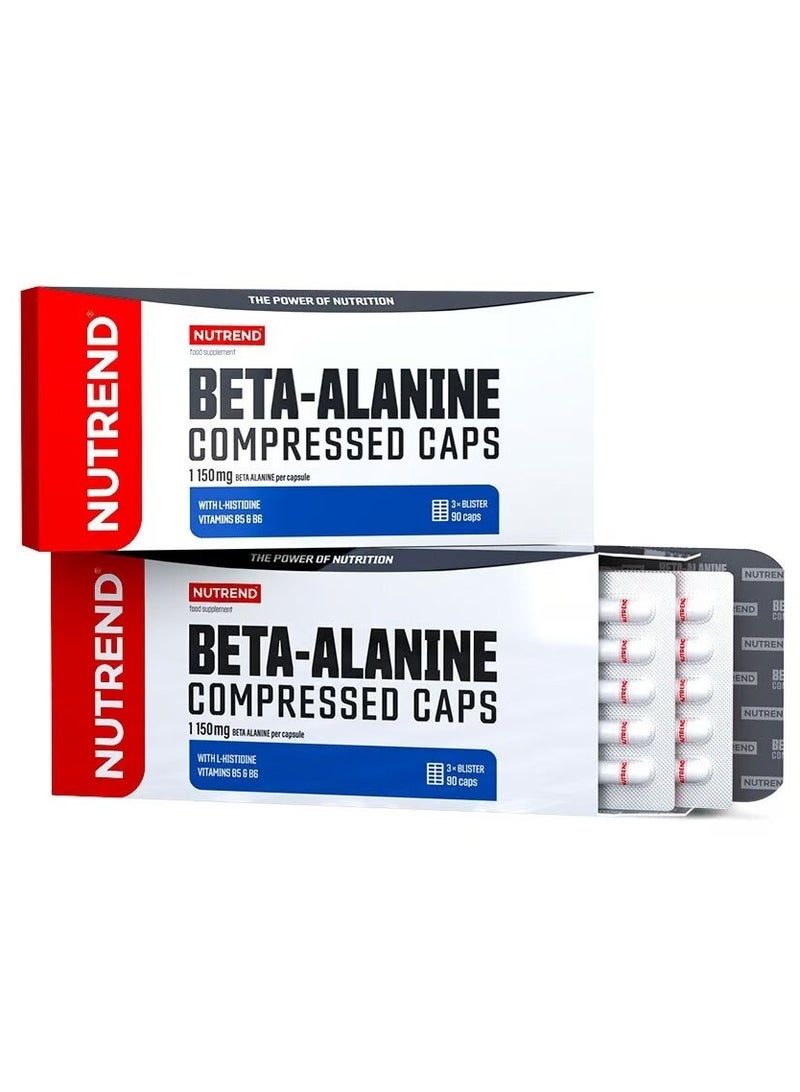 Nutrend, Beta Alanine Compressed, 90 Caps, 30 Servings