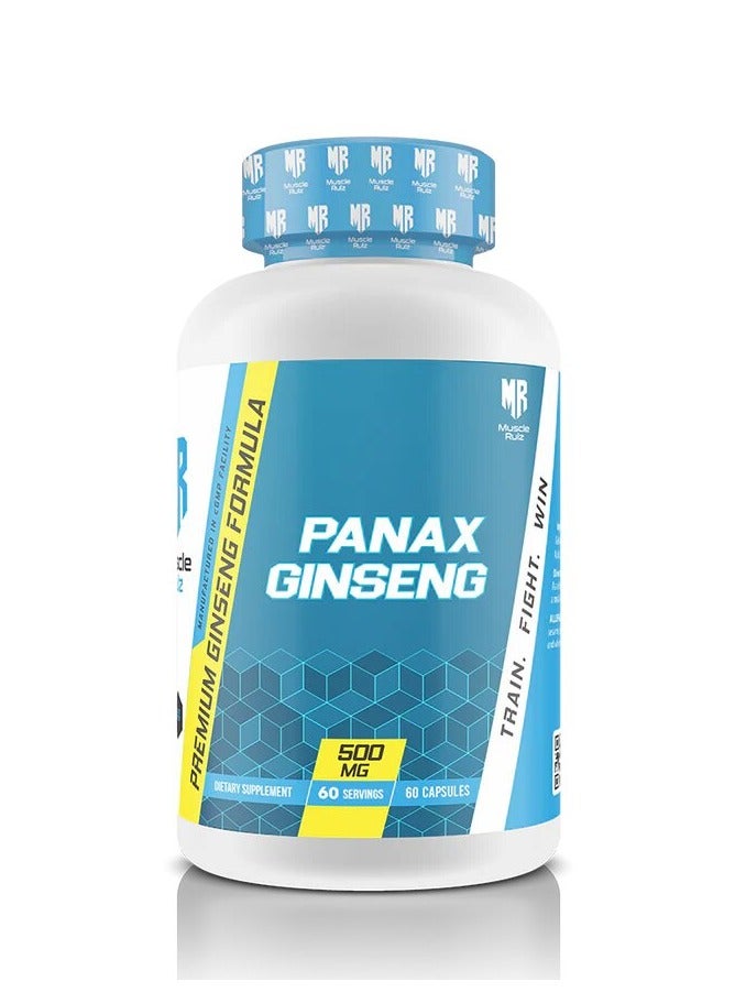 Musclerulz, Panax Ginseng, 60 Caps, 60 Servings