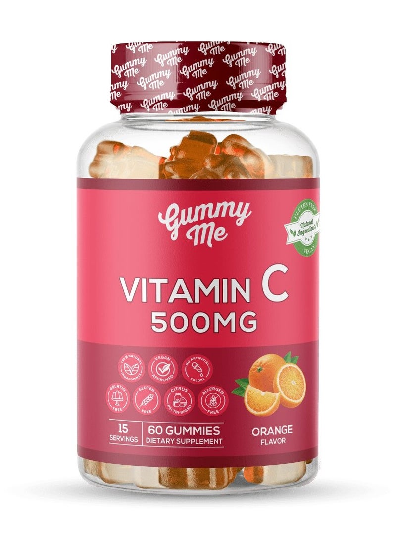 Gummy Me, Vitamin C, Orange, 60 Gummies, 15 Servings